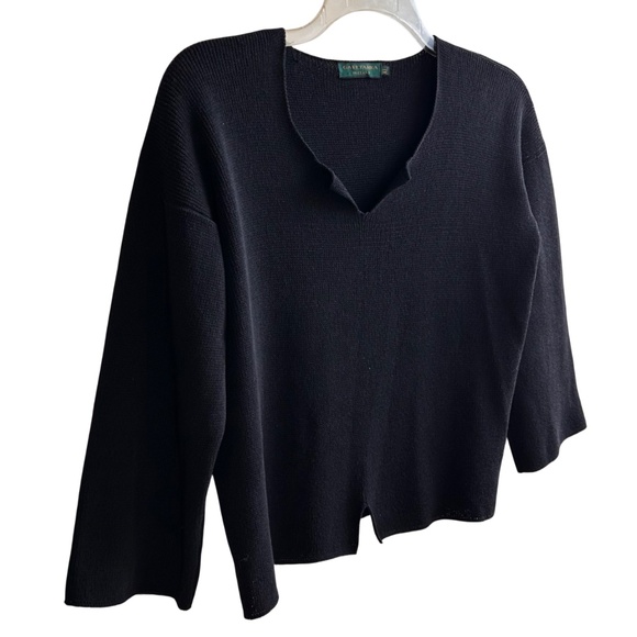 GAELTARRRA IRELAND Lightweight V Neck 3/4 Sleeve Sweater XL - Picture 2 of 6